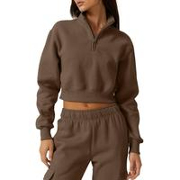 QINSEN Women Half Zip Sports Top and Pants