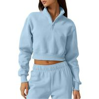 QINSEN Women Half Zip Sports Top and Pants