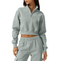 QINSEN Women Half Zip Sports Top and Pants