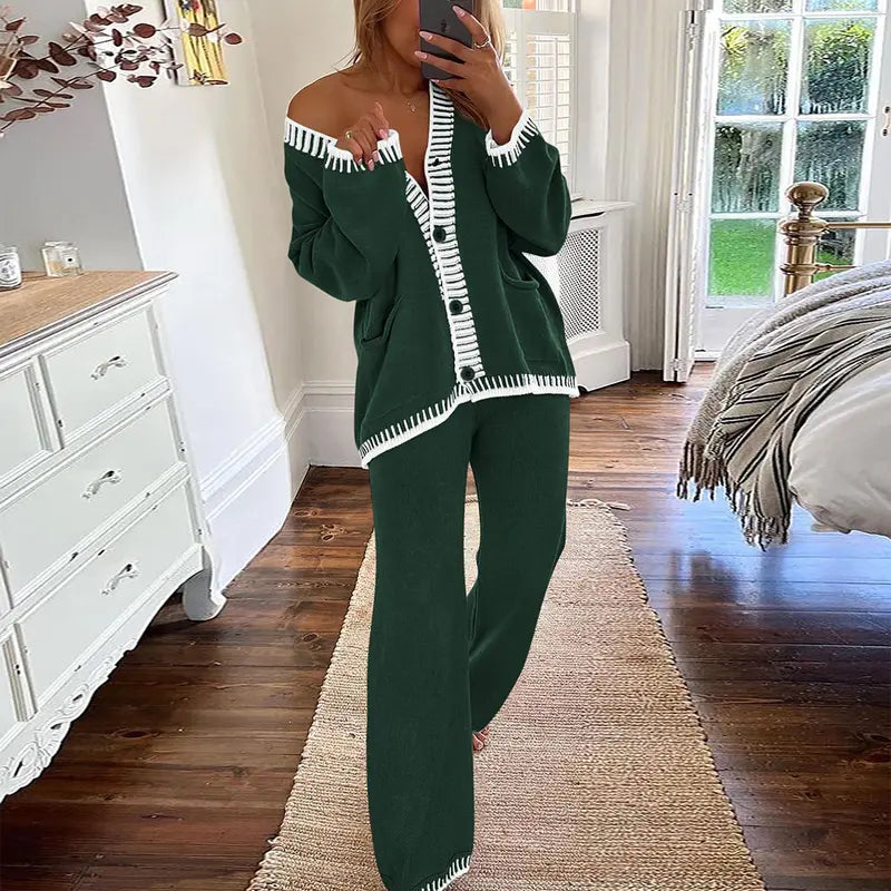 Qozys 2 Piece Set Winter Knit Outfits