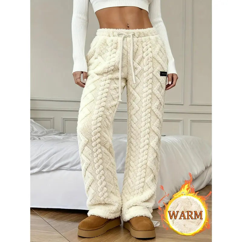 Women's Winter Lined Casual Pants