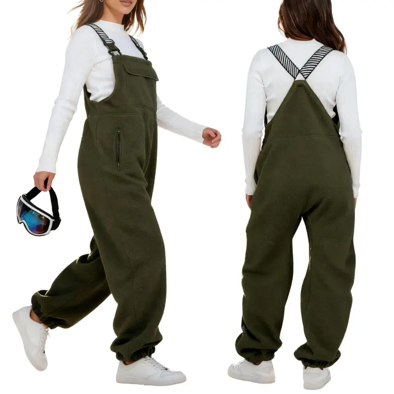Molitree Women's Sherpa Fleece Overalls 2025